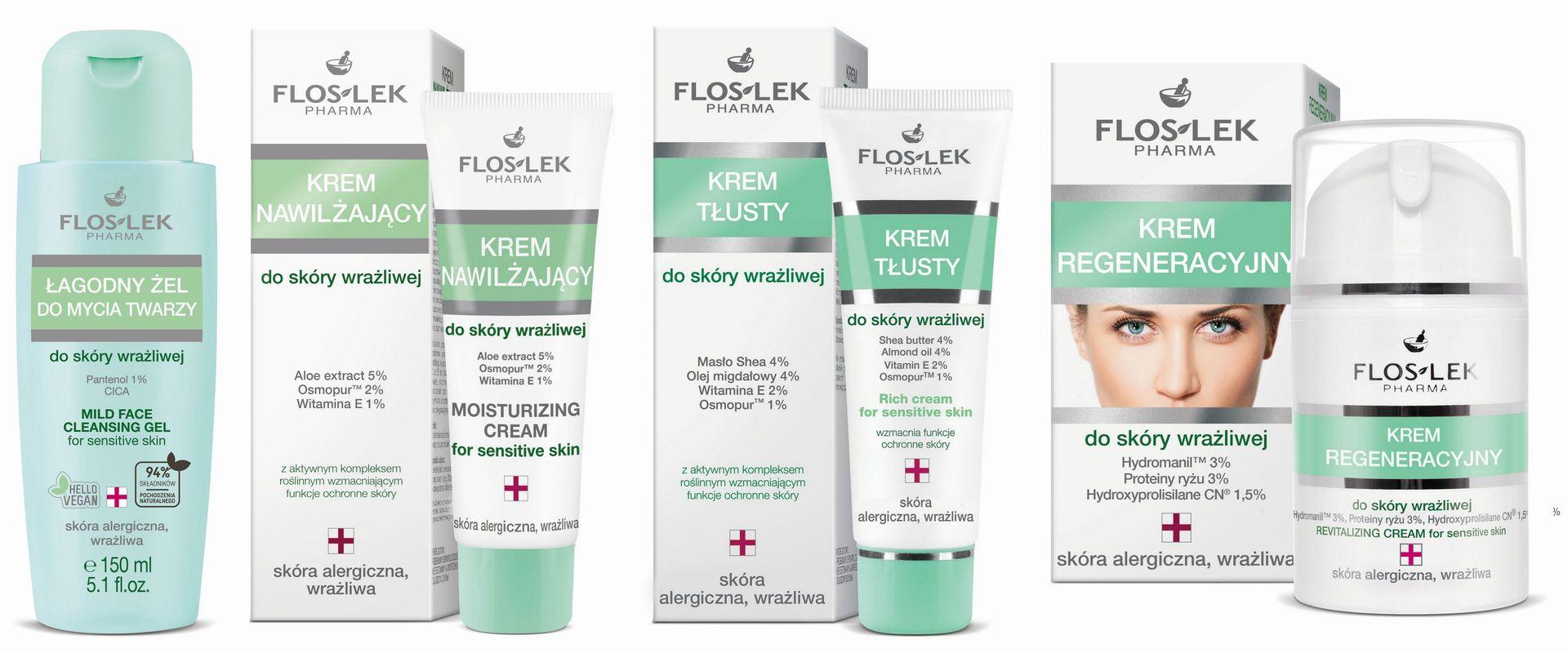 Floslek Pharma z linią kosmetyczną dla skóry wrażliwej